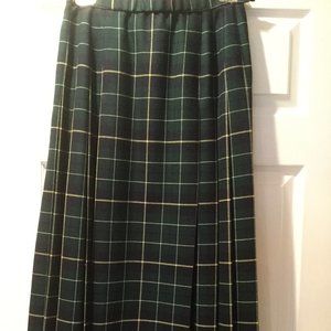 Classic Pendleton Pleated Skirt